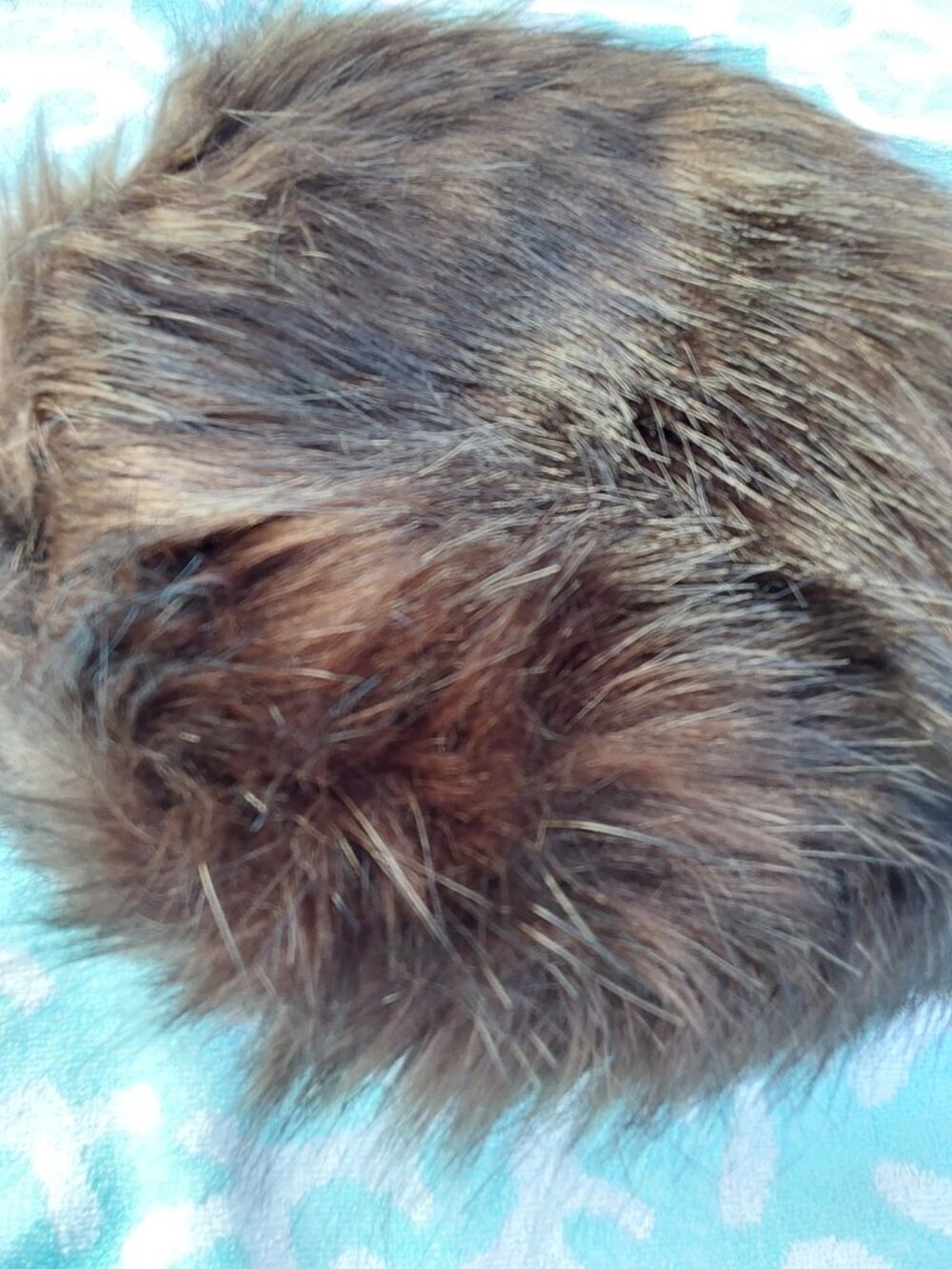 Fluffy Furs EU Faux Fox Fur Hat Medium Winter Glam BEAUTIFUL NEW